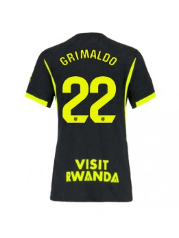 Ženski Nogometna dresi replika Atletico Madrid Alejandro Grimaldo #22 Gostujoči 2026-27 Kratek rokav Ženski Nogometna dresi replika Atletico Madrid Alejandro Grimaldo #22 Gostujoči 2026-27 Kratek rokav
